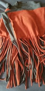 Infinity fringe scarf